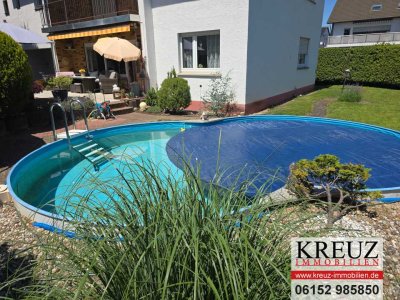 Willkommen in Ihrem neuen Zuhause - 1-FH mit Pool + Gewerbefläche  + Halle