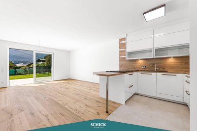 SERENA. Bezugsfertige Neubau-Gartenwohnung beim Faaker See.
