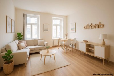 ++NEU++ Tolle 1-Zimmer Altbauwohnung - Airbnb Ausnahmebewilligung liegt vor!