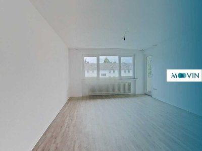 Toll geschnittene 3-Zimmer-Wohnung mit Balkon und Badewanne