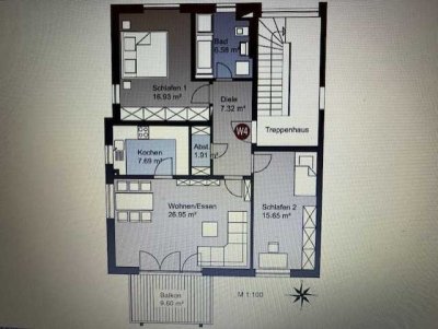 3-Zimmer-Wohnung mit Balkon Nähe Innenstadt Mainburg