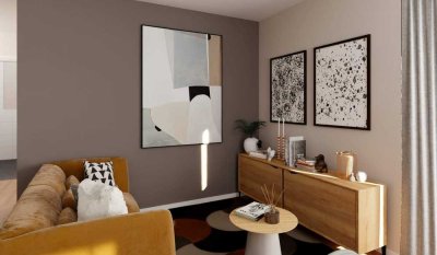 Zwei Zimmer mit Balkon