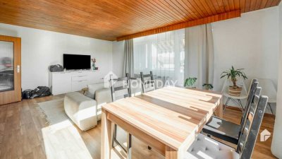 Helle 3-Zimmer-Wohnung mit Balkon & zwei Stellplätzen , Garage –  92,5 m² in gepflegter Wohnanlage