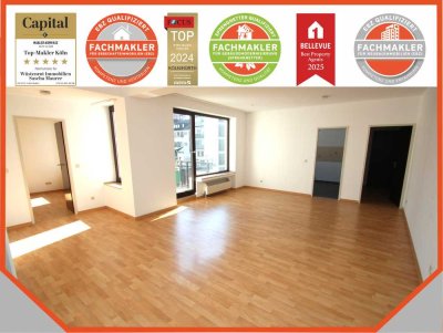 Mit 3D: Perfekte Raumaufteilung für Singles und Paare – 2 ZKB Balkon in zentraler Lage von Mönchengl