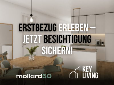 ++NEU++ Exklusiver Erstbezug: Luxuriöse 4-Zimmer-Dachgeschosswohnung mit Terrasse - Mollardgasse 50