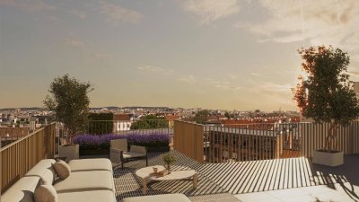 „Wohnoase Siebenbrunnengasse 44 – STILVOLL WOHNEN MIT WEITBLICK – Nachhaltig. Besonders.“