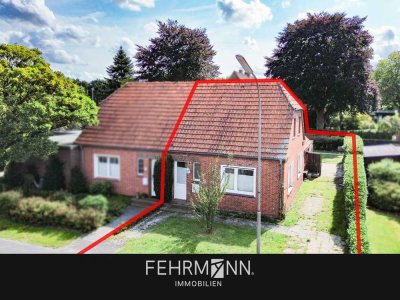 Handwerker aufgepasst - sanierungsbedürftige Doppelhaushälfte in Aschendorf zum Kauf