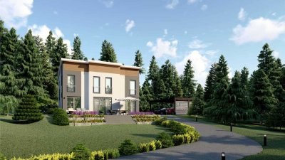 Jetzt in Mengkofen: Stadtvilla „Kopenhagen“ mit Grundstück – Modernes Wohnen zum Verlieben