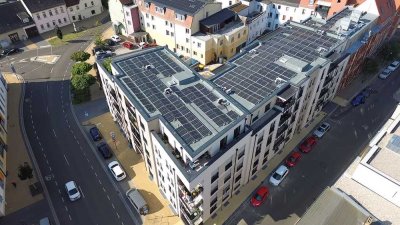 **Exklusive 3-Zimmerwohnung** mit Balkon, Fahrstuhl, Tiefgaragenstellplatz uvm.