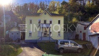Gewerbegrundstück mit Wohngebäude an der Lahn!