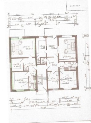 Gemütliche, gut geschnittene 3 Zimmer, Küche, Bad Dachgeschoß-Wohnung mit Balkon