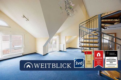 WEITBLICK: 123 m² Wohn- und Nutzfläche im Maisonette Traum