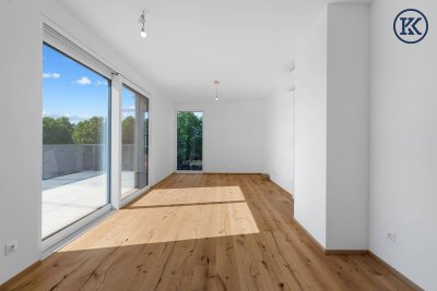 Erstbezug Traumhafte Dachgeschosswohnung mit durchdachter Raumaufteilung und großer Terrasse nahe U2