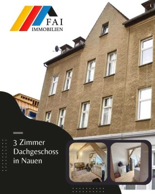 Helle 3-Zimmer-Dachgeschosswohnung im Herzen von Nauen