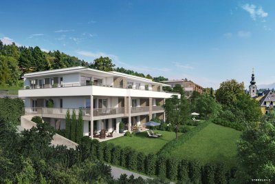Moderne 2-Zimmer-Neubauwohnung mit einem 15 m² Südbalkon am Kreuzbergl