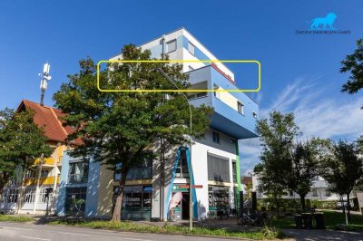 Junge Dachterrassenwohnung mit Loggia und besten Aussichten