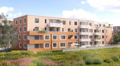 Moderne, barrierefreie Eigentumswohnung mit Terrasse und Garten