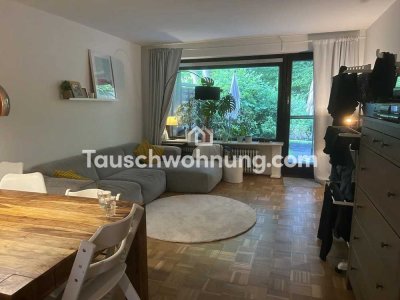 Tauschwohnung: 3 Zi Wohnung in Rissen mit Garten, Suche: 4 Zimmer