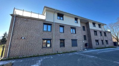 Vermietete Neubau – 2 - Zimmer-Wohnung (KfW 40) mit Dachterrasse und PKW-Stellplatz in Uetersen