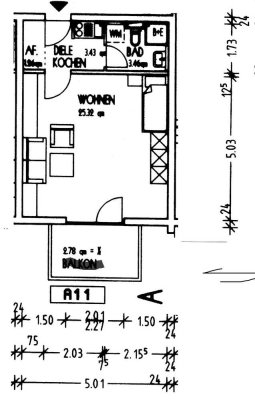 1-Zimmer Wohnung in ruhigem Wolfsbach, Bayreuth