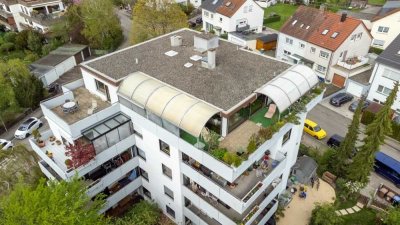 +++ Penthousetraum mit Dachterrasse, Kamin und Wohlfühlambiente +++