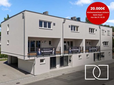 Provisionsfreier Neubau! Sofort bezugsfertiges Reiheneckhaus am Fluss mit Dachterrasse