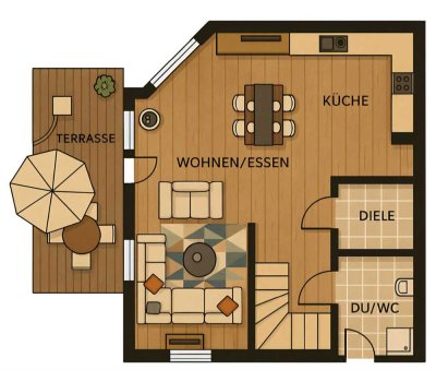 PROVISIONSFREI-Investieren&Später selbst einziehen,gepflegtes Haus mit solventem Mieter zu verkaufen