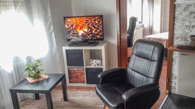 Pendler(in)bewährt: Rhg. vollmöbl. Bad Nauheimer NR-Single-App. bietet Einzug mit dem Koffer