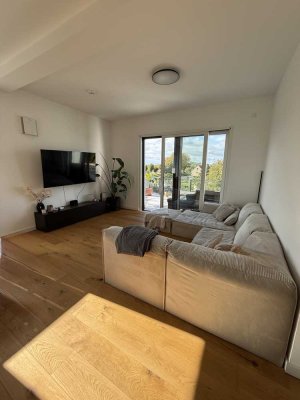 Exklusive 2 Zimmer Penthousewohnung mit Dachterrasse & Elbblick