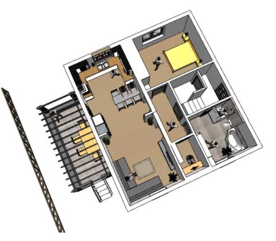Moderne 2-Zimmer-Wohnung im Herzen von Groß-Gerau – Erstbezug nach Sanierung!