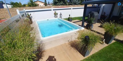 WIE NEU ! Exklusives Reiheneckhaus mit POOL in idyllischer Ruhelage – Perfekt für Paare &amp; Familien, VOLLAUSSTATTUNG !