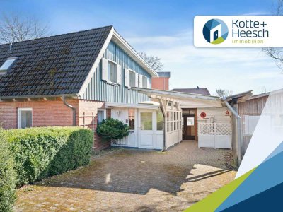 Gemütliche Doppelhaushälfte mit individuellem Grundriss in ruhiger Lage