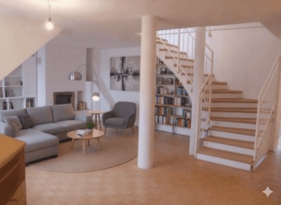 Atemberaubende zweistöckige Wohnung mit Dachterrasse und Garage in bester Lage Nähe 1. Bezirk