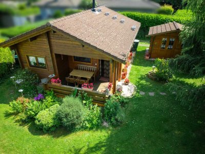 Provisionsfrei: Blockhaus-Charme am Trais-Horloffer See