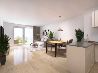 Erstbezug 3-Zimmer-Neubauwohnung mit Garten und Tiefgarage in Freilassing