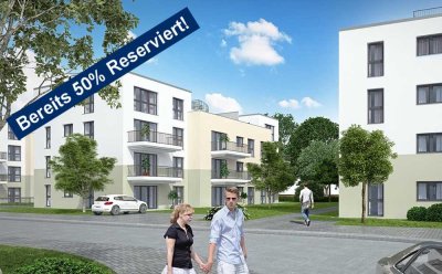 3-Zi.-Erdgeschosswohnung mit Terrasse und ca. 44 m² Gartenanteil