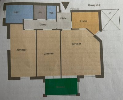 Ruhige Wohnung in Zentrumsnähe