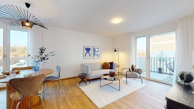 3-Zimmer-Obergeschosswohnung mit Balkon und EBK - Haus 9 OG 1.01