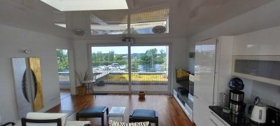 Geschmackvolle 3-Zimmer-Terrassenwohnung mit gehobener Innenausstattung in Werder (Havel)