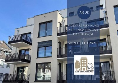 Drei Zimmer mit großer Dachterrasse