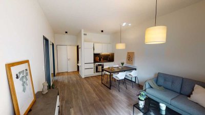 Möblierte 1,5 Zimmer im 7.OG!