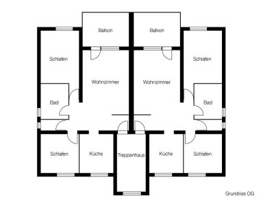 Erdgeschosswohnung in zentraler, idyllischer Landlage
