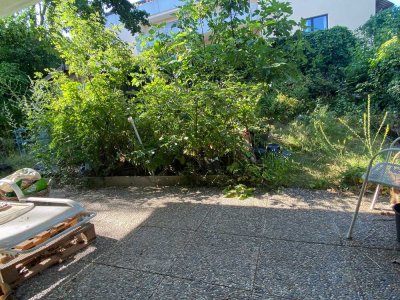 Wohngefühl mit Blick ins grüne- 3-Zimmer-Wohnung mit Garten u. Stellplatz