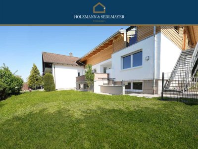 4,5-Zimmer-Wohnung über 2 Etagen mit Terrasse und großem Garten in Adlkofen