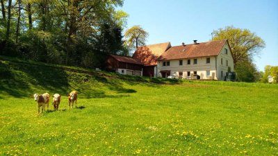 Landhaus mit Scheune bei Langenzenn