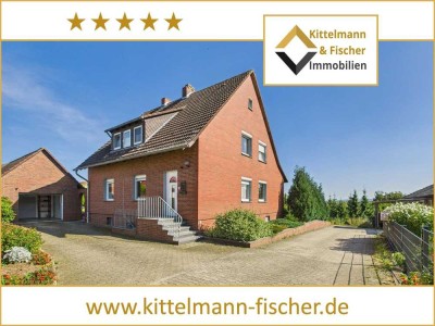 Rarität in Lehre! Eigenheim mit Einliegerwohnung. 2.678 qm Grundstück, Privatweg, Schuntertalblick!
