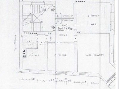 ***3erWG-GEEIGNETE  HELLE ALTBAUWOHNUNG IM JAKOBSVIERTEL ***