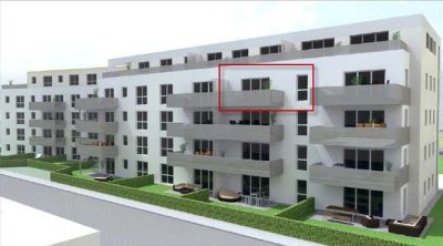 Neubau 2 Zimmer Wohnung mit Balkon in Waldkraiburg ab 01.10.2025 zu vermieten