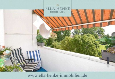 Gepflegte 3-Raum- Wohnung mit Balkon in ruhiger Lage.