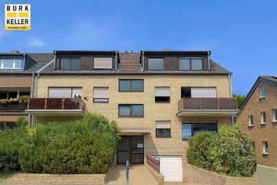 PROVISIONSFREI! Helle 3-Zimmer-DG-Wohnung mit TG-Stellplatz in bester Wohnlage von Königsdorf.